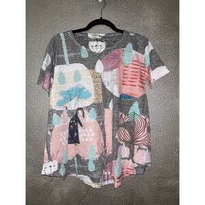 Atelier5 Gozde Yilmaz Kawaii KidCore Coquette fun Pastel Anime Short Sleeve Top